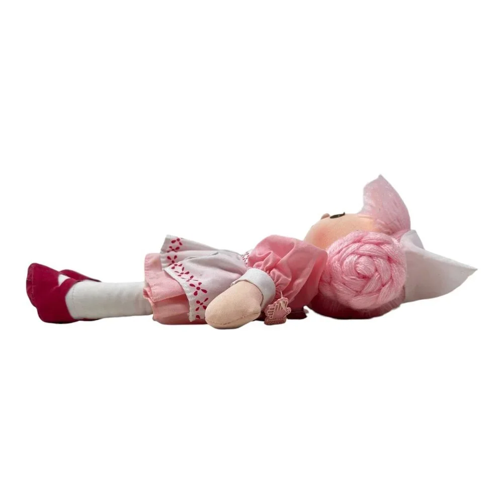 Applause Piroette Nurse Clara Cloth Doll Pink Hair Nurse Dress 2596 13 in - Picture 8 of 9